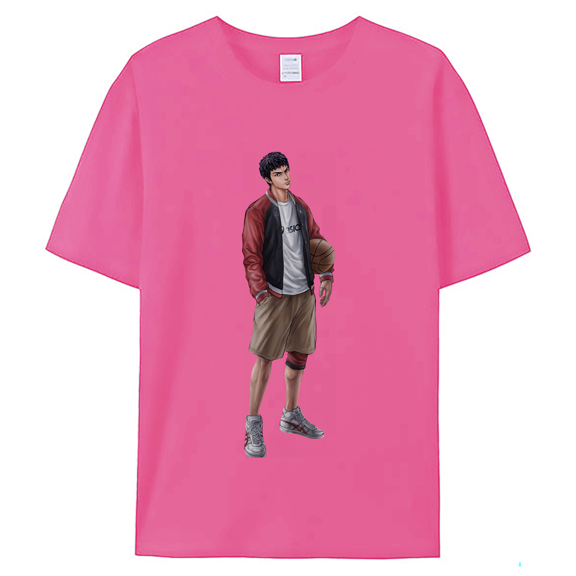 （画像用） SLAM DUNK／スラムダンク レディースカジュアルプリントTシャツ（綿100％）